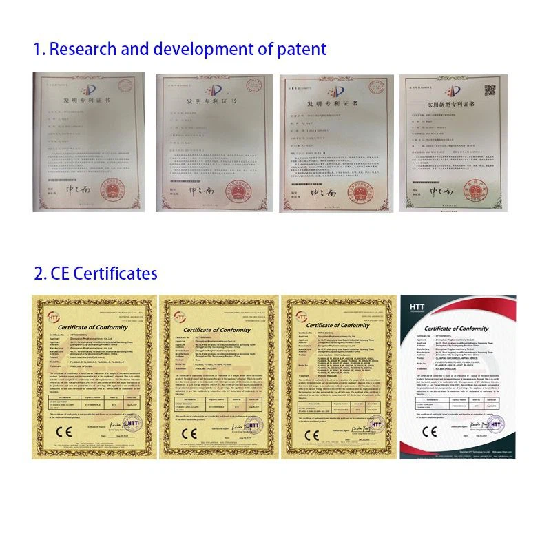 pantent and certificate